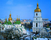 В Софии Киевской раскрывается уникальная экспозиция – мозаичное панно Богоматери